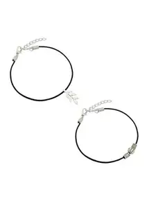 HIGH TRENDZ Women Set of 2 Anklets