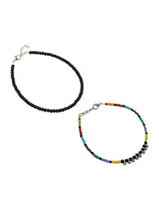 HIGH TRENDZ Women Set of 2 Anklets