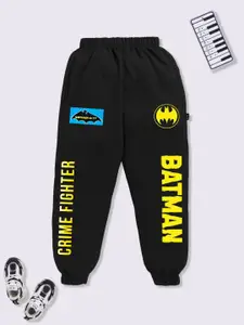 YK X Minute Mirth Boys Batman Printed Pure Cotton Joggers