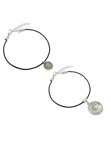 HIGH TRENDZ Women Set of 2 Anklets