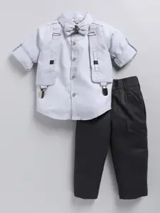 LITTLE COLLARS Boys Shirt with Trousers