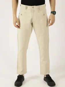 Thomas Scott Men Smart Easy Wash Cargos Trousers