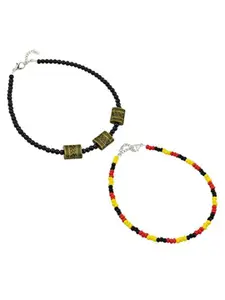 HIGH TRENDZ Women Set of 2 Anklets