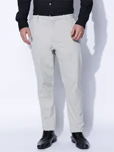 BLUE TYGA Men Comfort Wrinkle Free Trousers