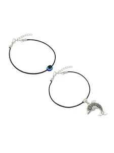 HIGH TRENDZ Women Set of 2 Anklets