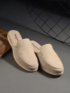 CARLO ROMANO Men Leather Mules