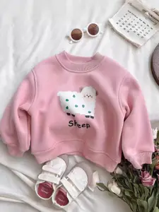 FOREVER FRIDAY Girls Graphic Printed Pullover Sweatshirt