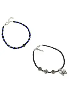 HIGH TRENDZ Women Set of 2 Anklets