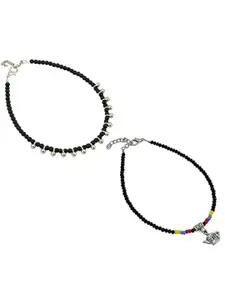 HIGH TRENDZ Women Set of 2 Anklets