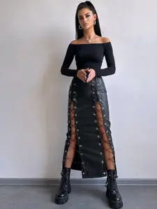 StyleCast x Revolte Women A-Line Midi Skirt