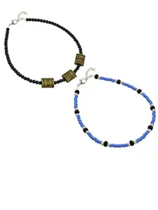 HIGH TRENDZ Women Set of 2 Anklets