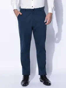 BLUE TYGA Men Comfort Wrinkle Free Trousers