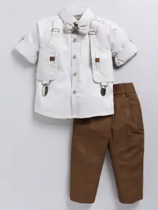 LITTLE COLLARS Boys Shirt with Trousers