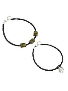 HIGH TRENDZ Women Set of 2 Anklets