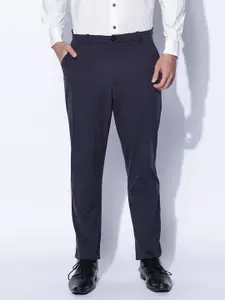 BLUE TYGA Men Comfort Wrinkle Free Trousers
