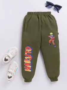 YK X Minute Mirth Boys Naruto Printed Pure Cotton Joggers