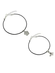 HIGH TRENDZ Women Set of 2 Anklets