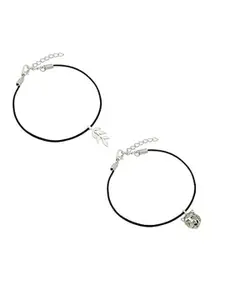 HIGH TRENDZ Women Set of 2 Anklets