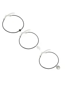 HIGH TRENDZ Women Set of 2 Anklets
