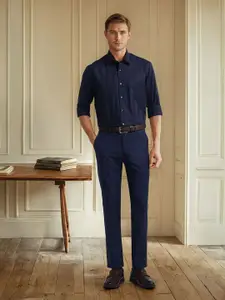 Arrow Men Tailored Fit Opaque Striped Casual Shirt