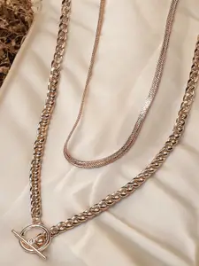 DressBerry Gold-Plated Layered Necklace