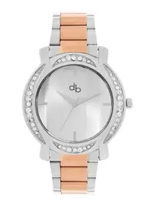 DressBerry Women Brass Embellished Dial & Wrap Around Straps Analogue Watch DB-SS24-19C