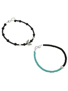 HIGH TRENDZ Women Set of 2 Anklets