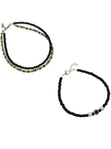 HIGH TRENDZ Women Set of 2 Anklets
