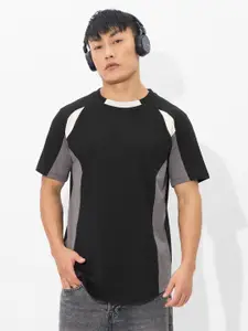 The Souled Store Men Colourblocked T-shirt