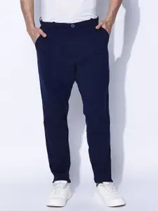 BLUE TYGA Men Comfort Wrinkle Free Trousers