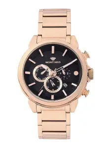 MONT NEO Men Printed Dial & Bracelet Style Straps Analogue Watch 1058M-M3304