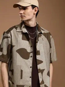 HIGHLANDER Men Opaque Printed Casual Shirt