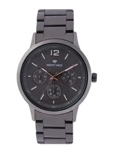 MONT NEO Men Dial & Bracelet Style Straps Analogue Watch 8008M-L8816
