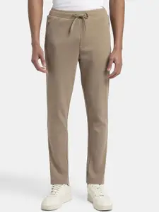 Jockey Super Combed Cotton Rich Pique Slim Fit Trackpant with Side Zipper Pockets-AM44