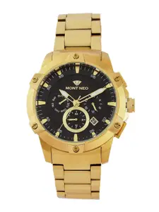 MONT NEO Men Dial & Bracelet Style Straps Analogue Watch 1050M-M2204