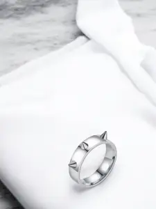 The Roadster Lifestyle Co Men Stainless Steel Finger Ring