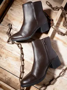 The Roadster Lifestyle Co. Women Mid-Top Block Heel Boots