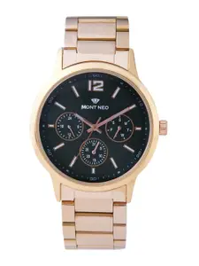 MONT NEO Men Dial & Bracelet Style Straps Analogue Watch 8012C-M3306