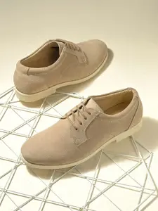 CARLO ROMANO Men Leather Formal Derbys