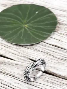 The Roadster Lifestyle Co Men Stainless Steel Adjustable Finger Ring