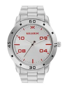 Killer Men Brass Printed Dial & Straps Analogue Watch KL24-1D