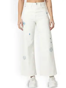 SPYKAR Women Flared High-Rise Jeans