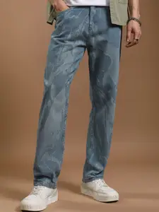 HIGHLANDER Men Relaxed Fit Printed Jeans