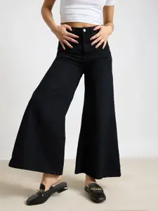 FREAKINS Women Flared High-Rise Jeans