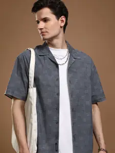 HIGHLANDER Men Faded Opaque Faded Casual Shirt