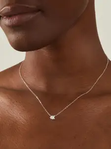 Accessorize K Initial Sterling Silver Necklace