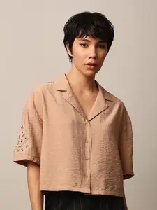 ONLY Women Boxy Opaque Casual Shirt