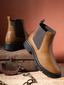 The Roadster Life Co. Women Mid-Top Chelsea Boots