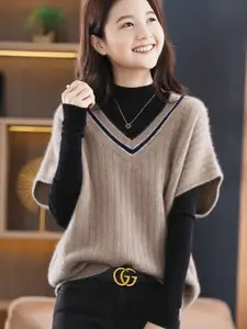 StyleCast Women Striped Pullover