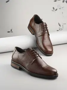 CARLO ROMANO Men Leather Formal Derbys